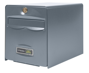 Boîte aux lettres BALTHAZAR 1 porte grise RAL7016